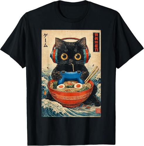 Shirt grafica kawaii - grafica, cat