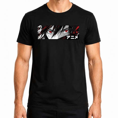 Shirt uomo anime occhi rossi - t-shirt,