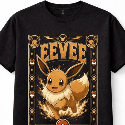 Maglietta pokemon eevee - maglietta,