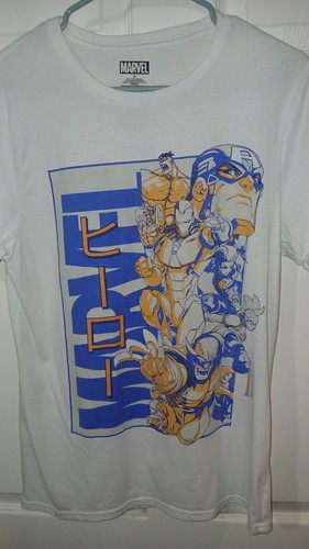 Maglietta marvel anime - marvel, anime/kanji