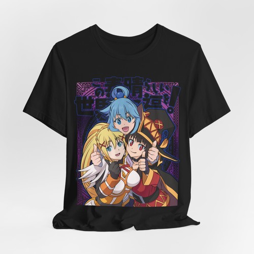 Shirt konosuba anime trio - trio, |