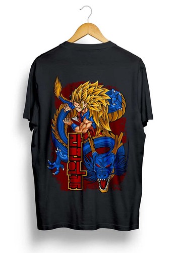 Shirt goku super sayan - goku, 3
