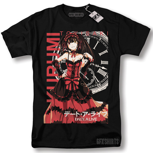 Maglietta date live - date, kurumi