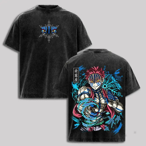 Shirt unisex akaza demon - t-shirt,