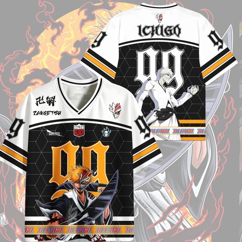 Shirt anime bleach - anime, ichigo
