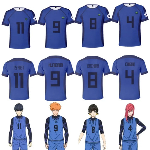 Shirt maglia anime blue - t-shirt,