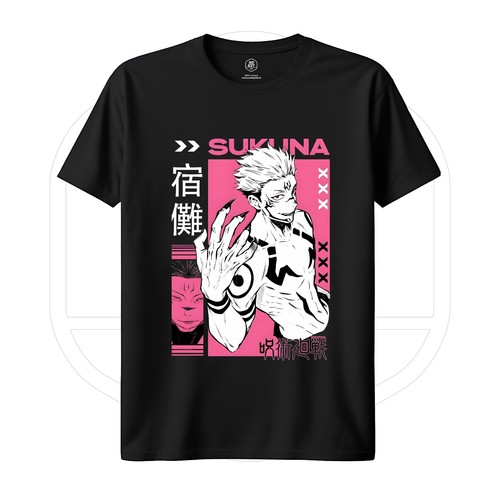 Maglia sukuna jujutsu - maglia,