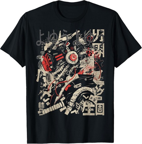 Maglietta cyberpunk giapponese - maglietta,