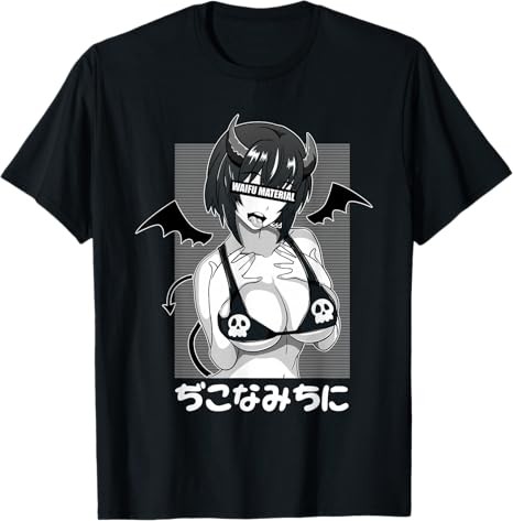 Maglietta anime demon waifu - maglietta,