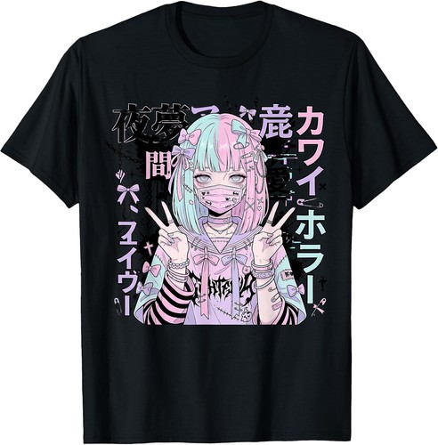 Maglietta carina horror anime - maglietta,