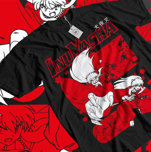 Shirt anime inuyasha red - anime,