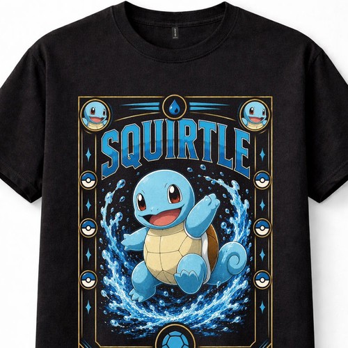 Maglietta pokemon squirtle - pokemon,