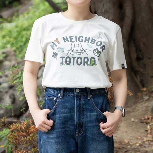Shirt totoro bianca mio - t-shirt,