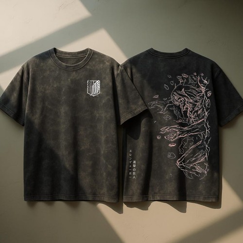 Shirt attack titan anime - t-shirt,