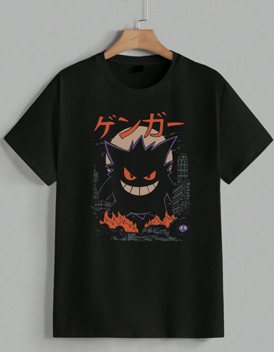 Shirt gengar pokemon - gengar, anime