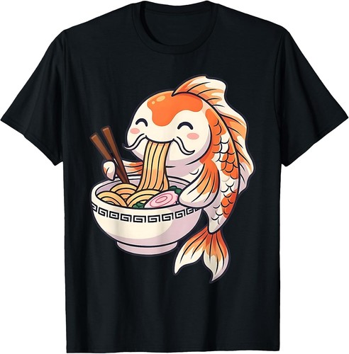 Maglietta koi carp ramen bowl - koi,